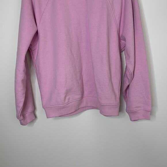 ALO YOGA Heavyweight Offline Cotton Blend Sweatshirt In Sugarplum Pink Medium - Picture 10 of 13